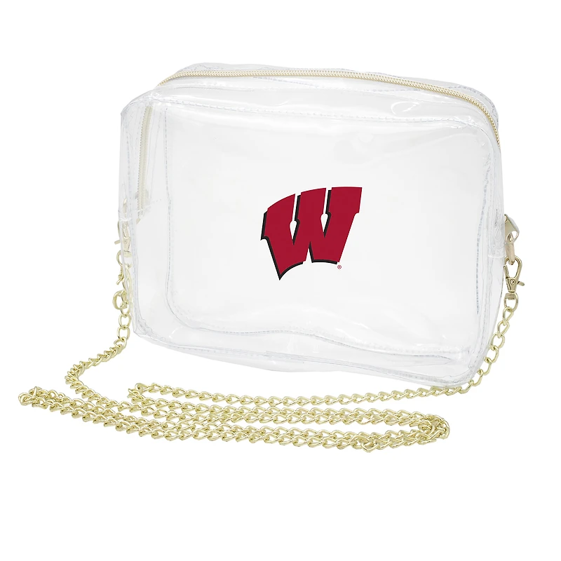 Women's Wisconsin Badgers Camera Crossbody Bag