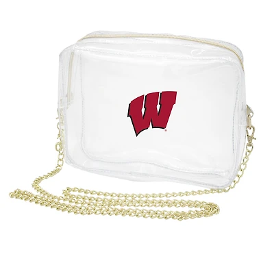 Women's Wisconsin Badgers Camera Crossbody Bag