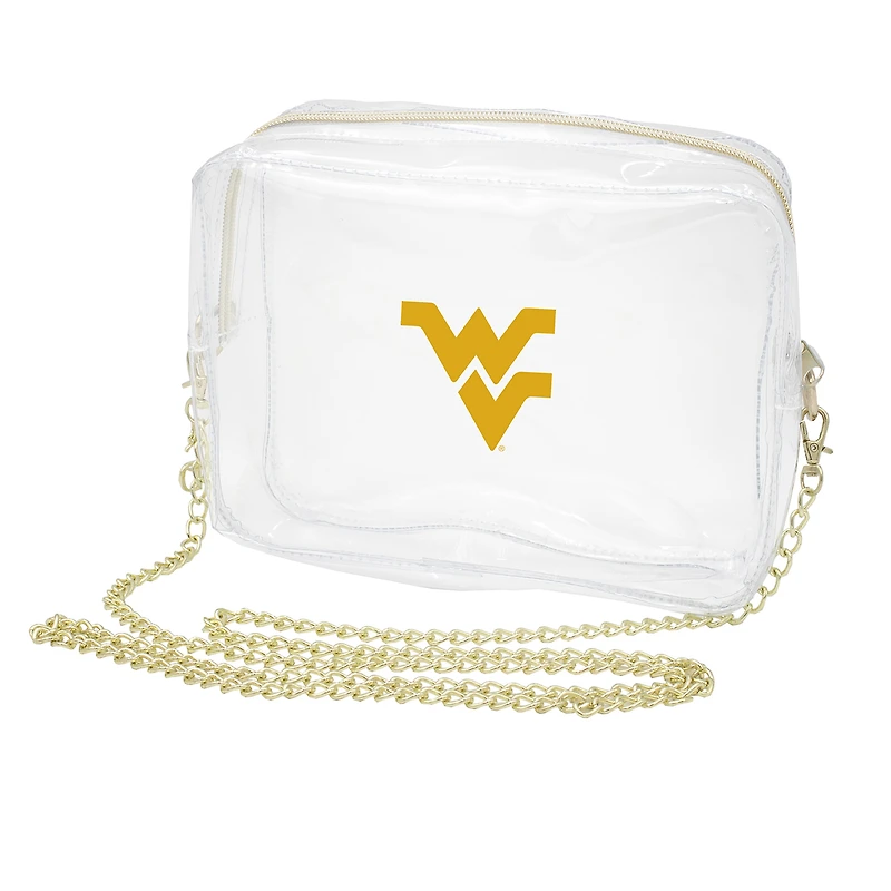 Women's West Virginia Mountaineers Camera Crossbody Bag