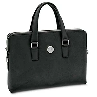 Women's Black Oklahoma Sooners Leather Briefcase