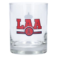 Los Angeles Angels Letterman 14oz. Rocks Glass