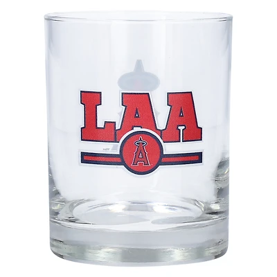 Los Angeles Angels Letterman 14oz. Rocks Glass