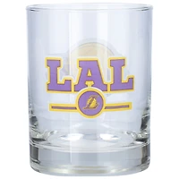 Los Angeles Lakers Letterman 14oz. Rocks Glass