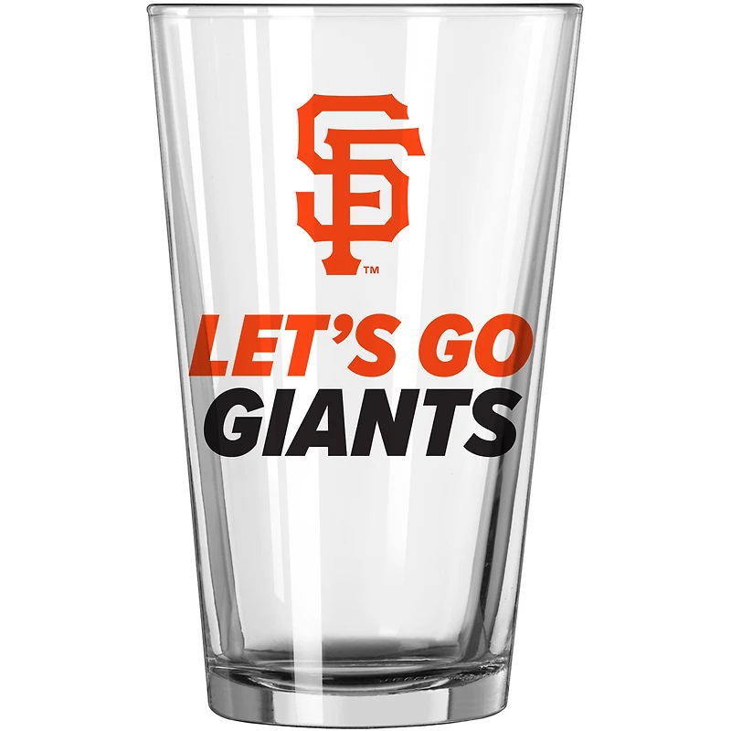 San Francisco Giants 16oz. Team Slogan Pint Glass