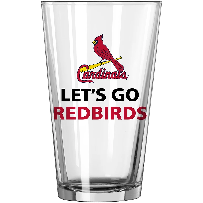 St. Louis Cardinals 16oz. Team Slogan Pint Glass