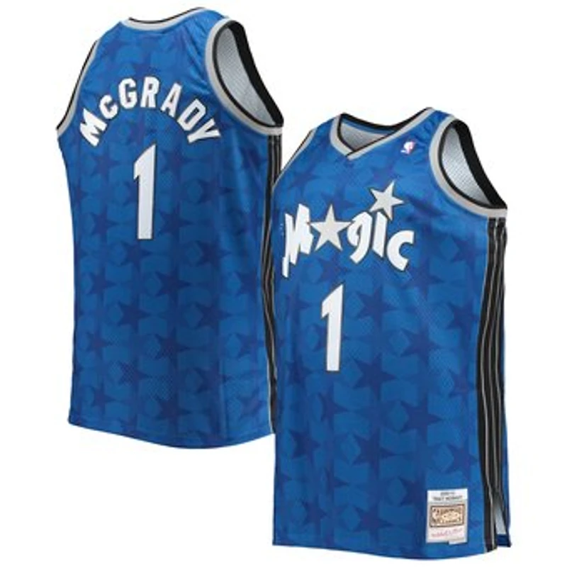 Men's Mitchell & Ness Tracy McGrady Blue Orlando Magic Big & Tall 2000/01 Hardwood Classics Swingman Jersey