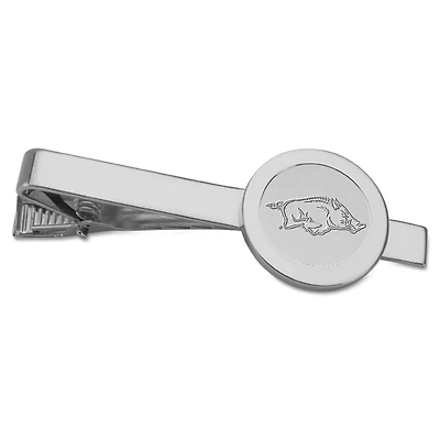 Arkansas Razorbacks Silver Tie Bar
