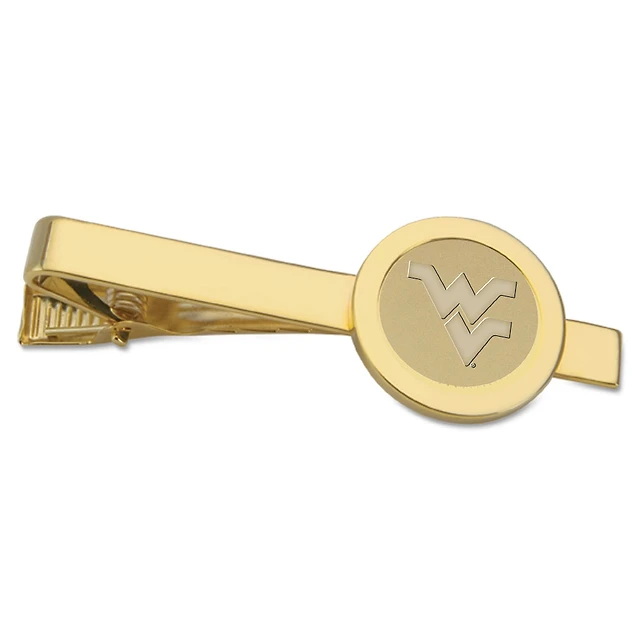 West Virginia Mountaineers Gold Tie Bar