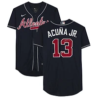 Ronald Acuna Jr. Atlanta Braves Autographed Navy Nike Authentic Jersey