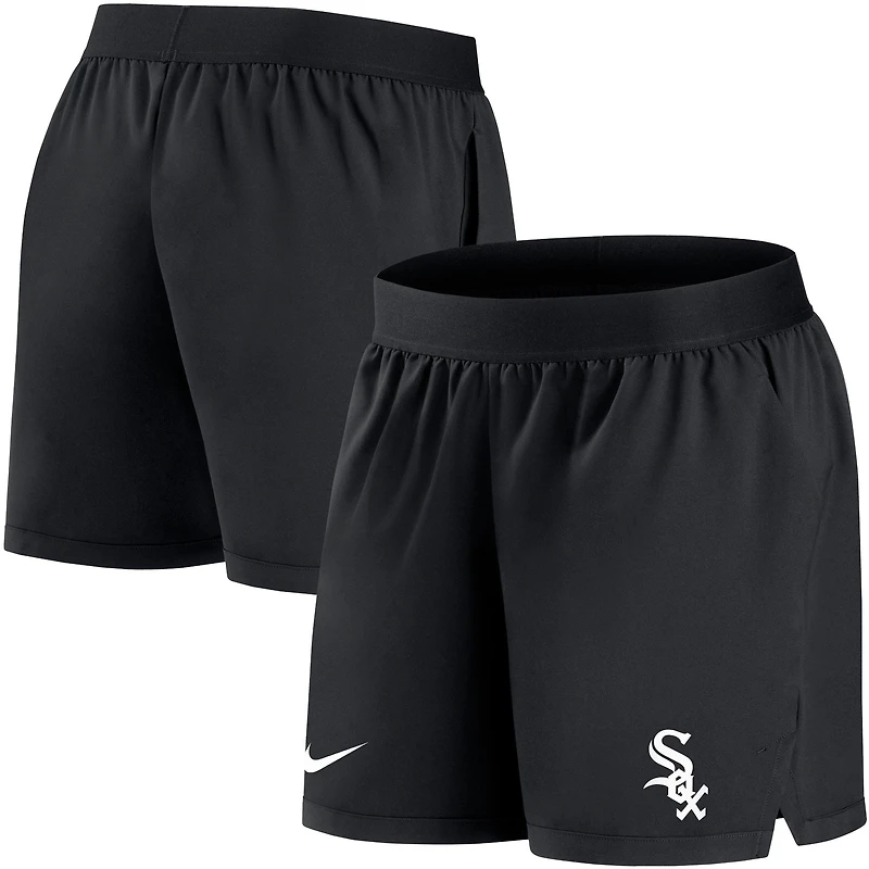 Women's Nike Black Chicago White Sox Authentic Collection Flex Vent Max Performance Shorts
