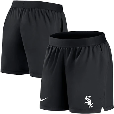 Women's Nike Black Chicago White Sox Authentic Collection Flex Vent Max Performance Shorts