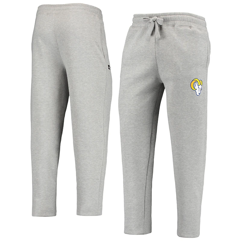 Men's Gray Los Angeles Rams Starter Option Run Sweatpants