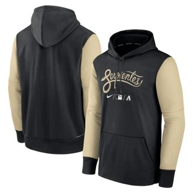 Men's Nike Arizona Diamondbacks Arizona Diamondbacks Authentic Collection City Connect Therma Performance Pullover Hoodie