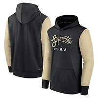 Men's Nike Arizona Diamondbacks Arizona Diamondbacks Authentic Collection City Connect Therma Performance Pullover Hoodie