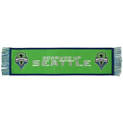 Seattle Sounders FC 30.5'' x 8'' Heritage Scarf Banner