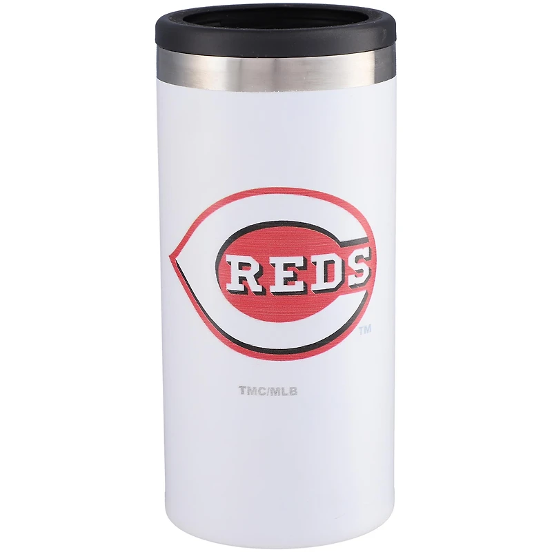Cincinnati Reds Team Logo 12oz. Slim Can Holder