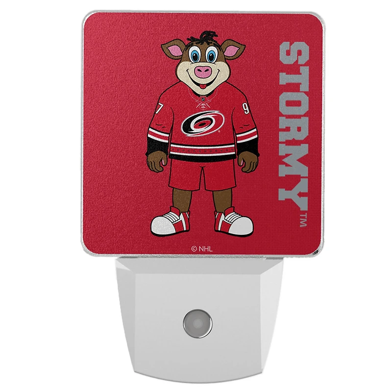 Carolina Hurricanes 2-Pack Solid Design Mascot Nightlight Set