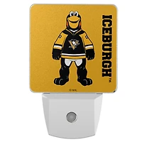 Pittsburgh Penguins 2-Pack Solid Design Mascot Nightlight Set