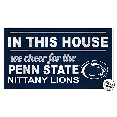Penn State Nittany Lions 11'' x 20'' Indoor/Outdoor In This House Sign