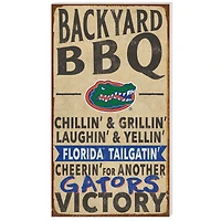 Florida Gators 11'' x 20'' Indoor/Outdoor BBQ Sign