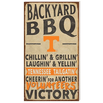 Tennessee Volunteers 11'' x 20'' Indoor/Outdoor BBQ Sign
