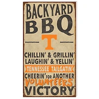 Tennessee Volunteers 11'' x 20'' Indoor/Outdoor BBQ Sign