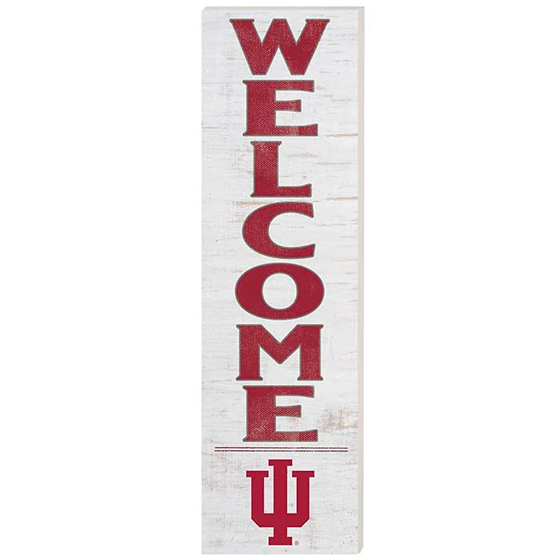 Indiana Hoosiers 10'' x 35'' Indoor/Outdoor Welcome Sign