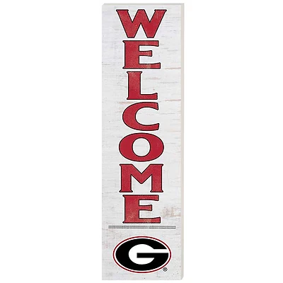 Georgia Bulldogs 10'' x 35'' Indoor/Outdoor Welcome Sign
