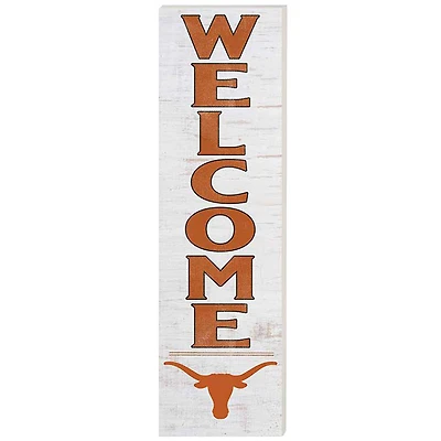 Texas Longhorns 10'' x 35'' Indoor/Outdoor Welcome Sign