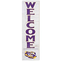 LSU Tigers 10'' x 35'' Indoor/Outdoor Welcome Sign