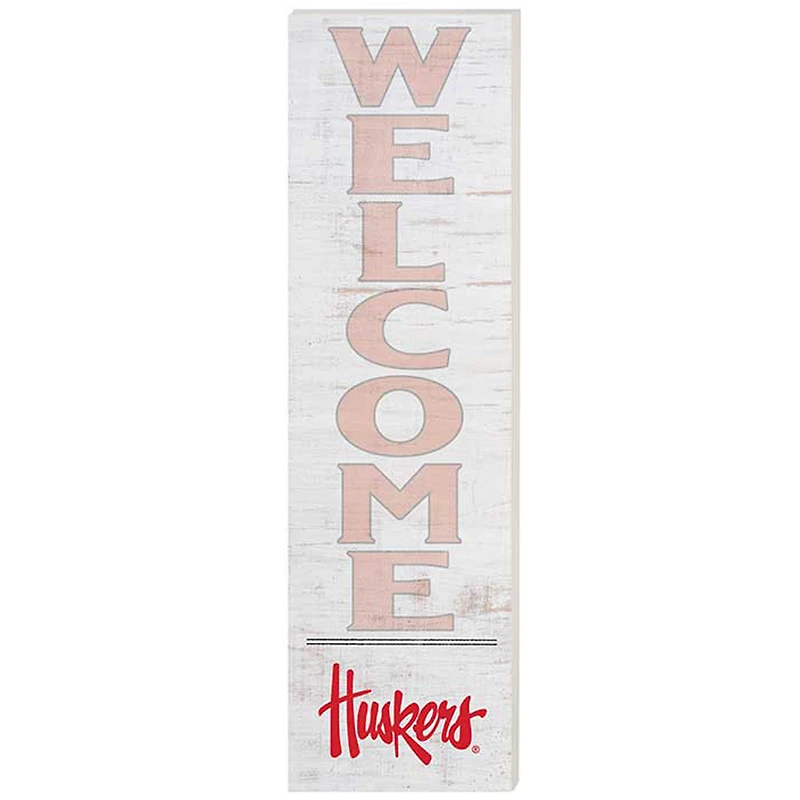 Nebraska Huskers 10'' x 35'' Indoor/Outdoor Welcome Sign