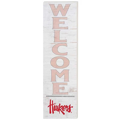 Nebraska Huskers 10'' x 35'' Indoor/Outdoor Welcome Sign
