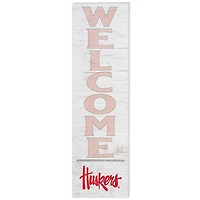 Nebraska Huskers 10'' x 35'' Indoor/Outdoor Welcome Sign