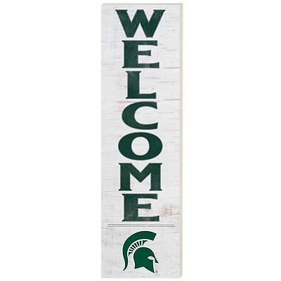 Michigan State Spartans 10'' x 35'' Indoor/Outdoor Welcome Sign
