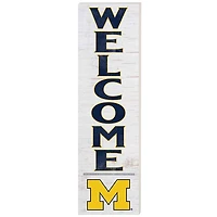 Michigan Wolverines 10'' x 35'' Indoor/Outdoor Welcome Sign