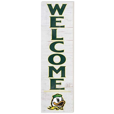 Oregon Ducks 10'' x 35'' Indoor/Outdoor Welcome Sign