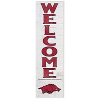 Arkansas Razorbacks 10'' x 35'' Indoor/Outdoor Welcome Sign