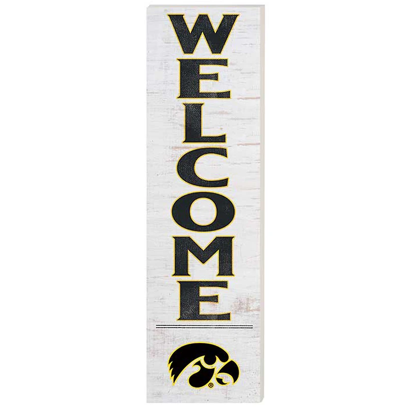 Iowa Hawkeyes 10'' x 35'' Indoor/Outdoor Welcome Sign