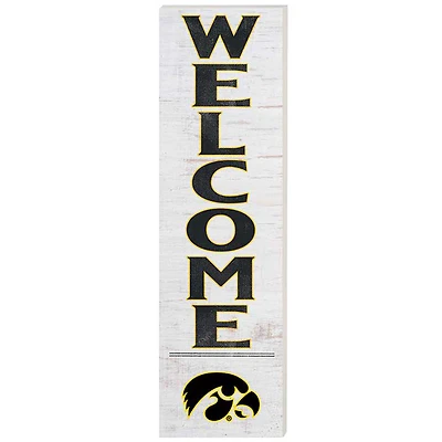 Iowa Hawkeyes 10'' x 35'' Indoor/Outdoor Welcome Sign