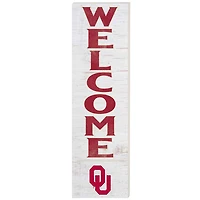 Oklahoma Sooners 10'' x 35'' Indoor/Outdoor Welcome Sign