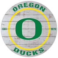 Oregon Ducks 20'' x 20'' Indoor/Outdoor Weathered Circle Sign