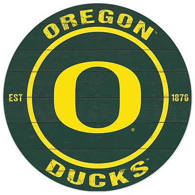 Oregon Ducks 20'' x 20'' Indoor/Outdoor Circle Sign