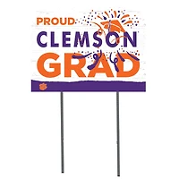 Clemson Tigers 18'' x 24'' Proud Grad Yard Sign