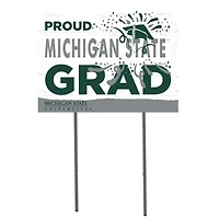Michigan State Spartans 18'' x 24'' Proud Grad Yard Sign