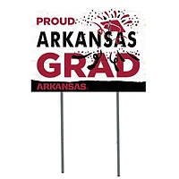 Arkansas Razorbacks 18'' x 24'' Proud Grad Yard Sign