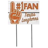 Texas Longhorns 18'' x 24'' #1 Fan Yard Sign