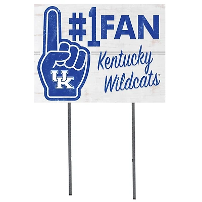 Kentucky Wildcats 18'' x 24'' #1 Fan Yard Sign