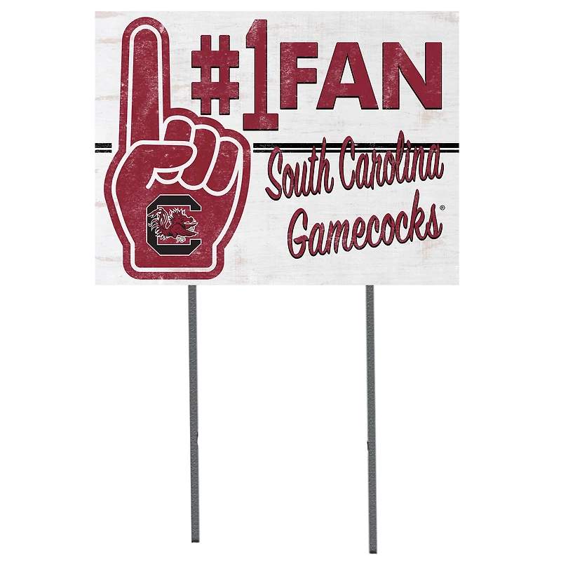 South Carolina Gamecocks 18'' x 24'' #1 Fan Yard Sign