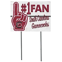 South Carolina Gamecocks 18'' x 24'' #1 Fan Yard Sign