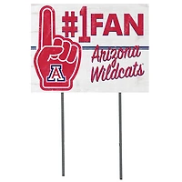 Arizona Wildcats 18'' x 24'' #1 Fan Yard Sign